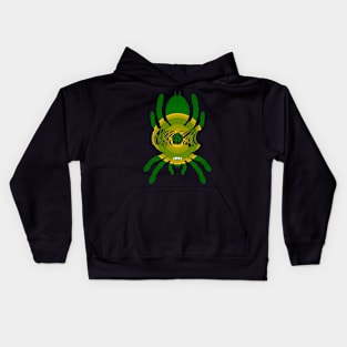 Tarantula Silhouette V159 (Radial) Kids Hoodie